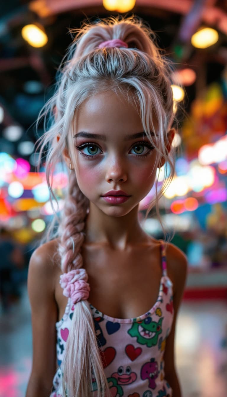 AI generated: a professional photo of a exceptionally of the most beautiful American girl in the world, (full body...