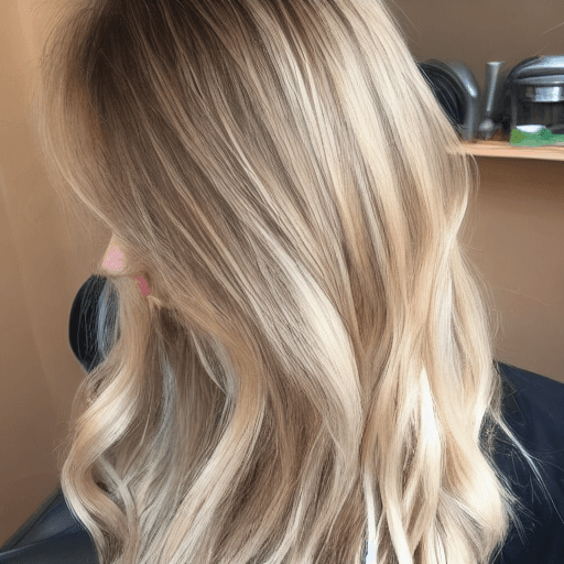 AI generated: blonde hair