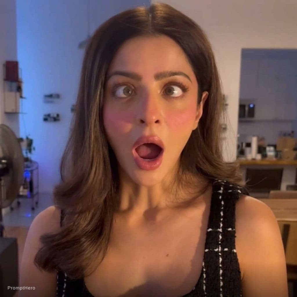 AI generated: Ahagao face