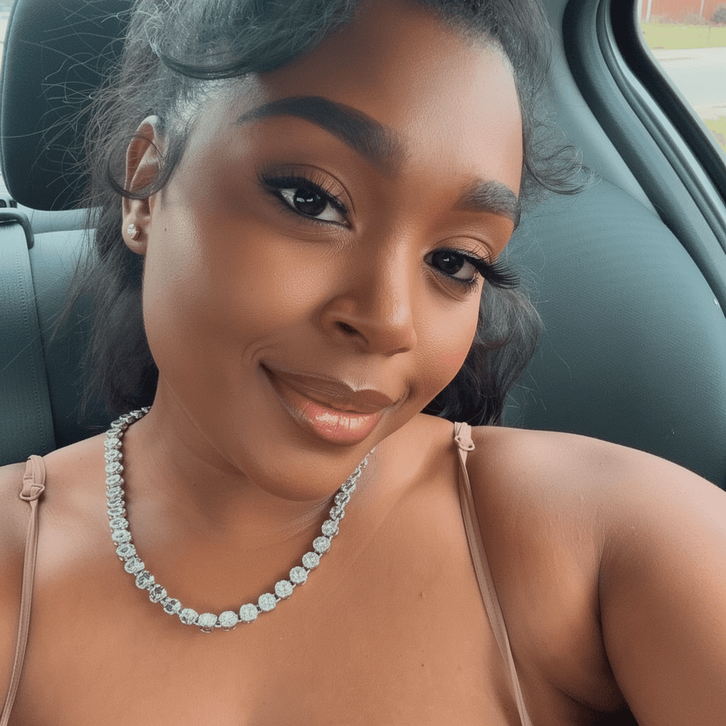 AI generated: Realistic blowjob POV with seductive facial expression