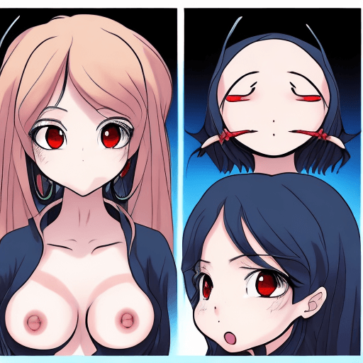 AI generated: anime, hentai, cute, ahegao face