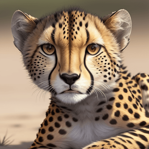 AI generated: cheetah, foto, real
