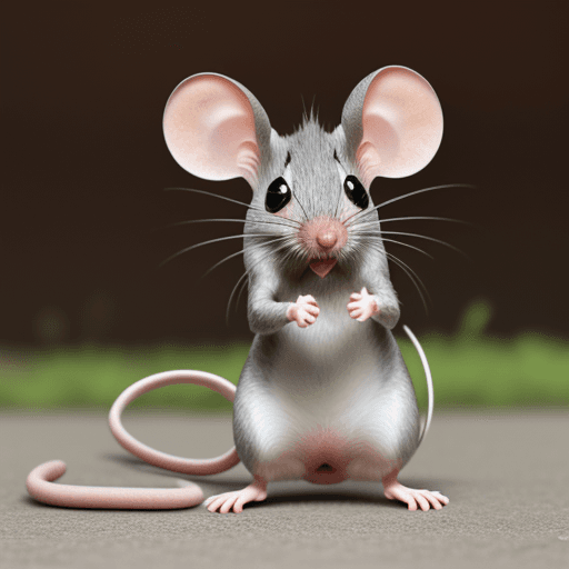 AI generated: photo of a funny mouse, hd , MOUSE