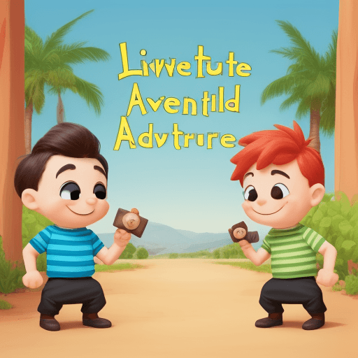 AI generated: funny little men and their adventures