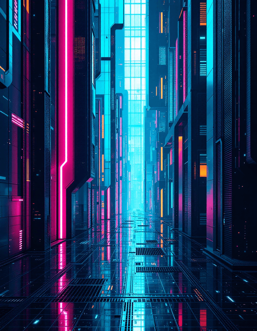 AI generated: An image in the style of Futuristic Grid Aesthetics