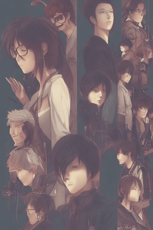 AI generated: snthwve style| portrait of an anime Ghibli Akihiko Yoshida style| woman| cyberpunk| synthwave| sci f...