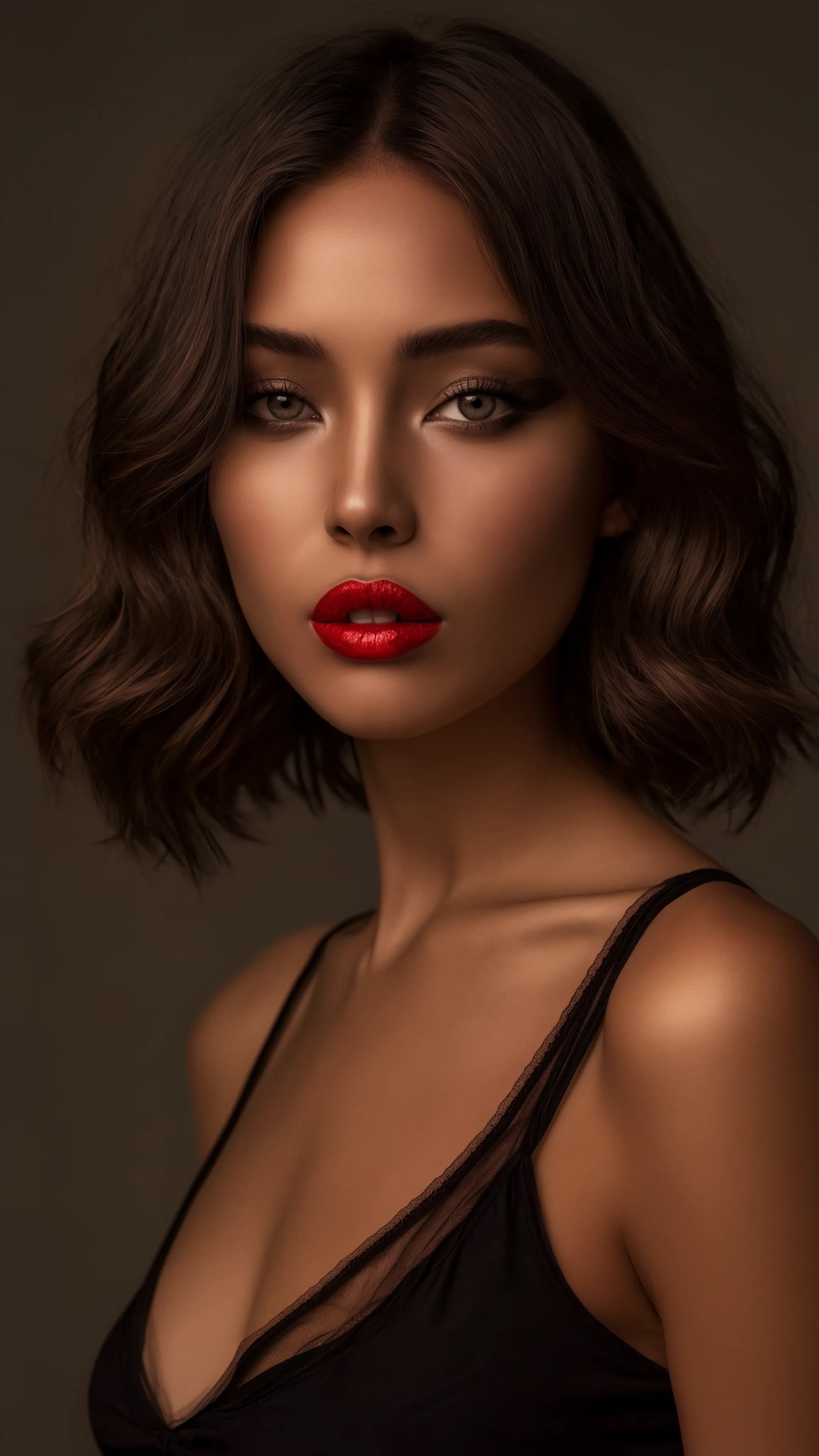 AI generated: This is a high-resolution, digital photograph featuring a young woman with a slender, toned physique...