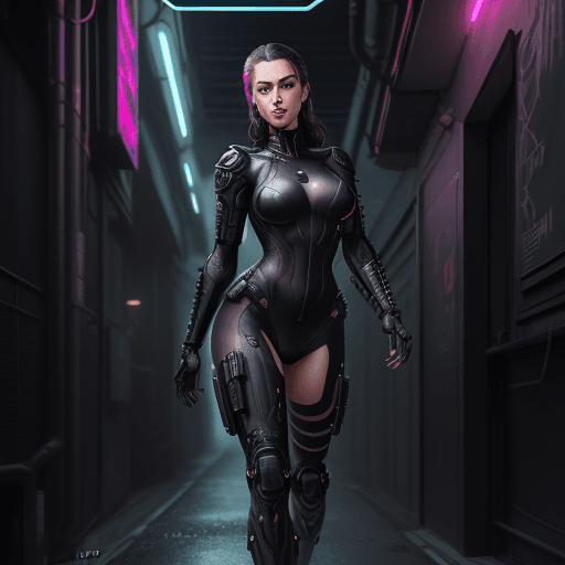 AI generated: create image of woman, hyperrealistic and detailed full-length portrait of gorgeous woman| black com...