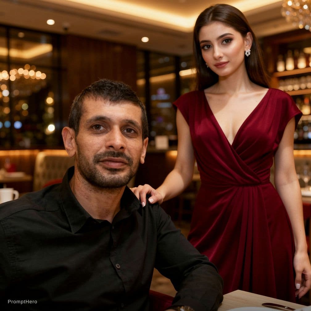 AI generated: 📸 Stable Prompt – Same Girl, Same Dress, Park Bulvar Restaurant:

A realistic cinematic photo of a ...