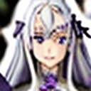 AI generated: emilia, re:zero, long hair, white hair, purple eyes, facing, best quality, highres, ultra-detailed