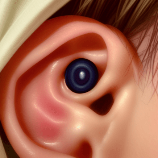 AI generated: tiny boy inside a girl's ear

