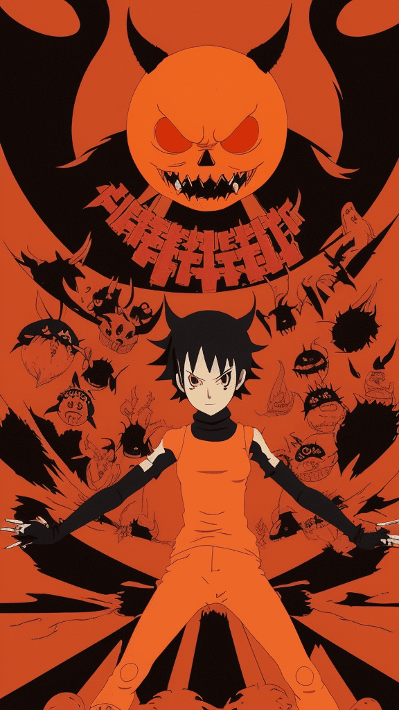 AI generated: evil Studio Ghibli 16k4d rfktrstyle"orange In a killer pose in a sadistic world" --chaos 45<lora:Vut...