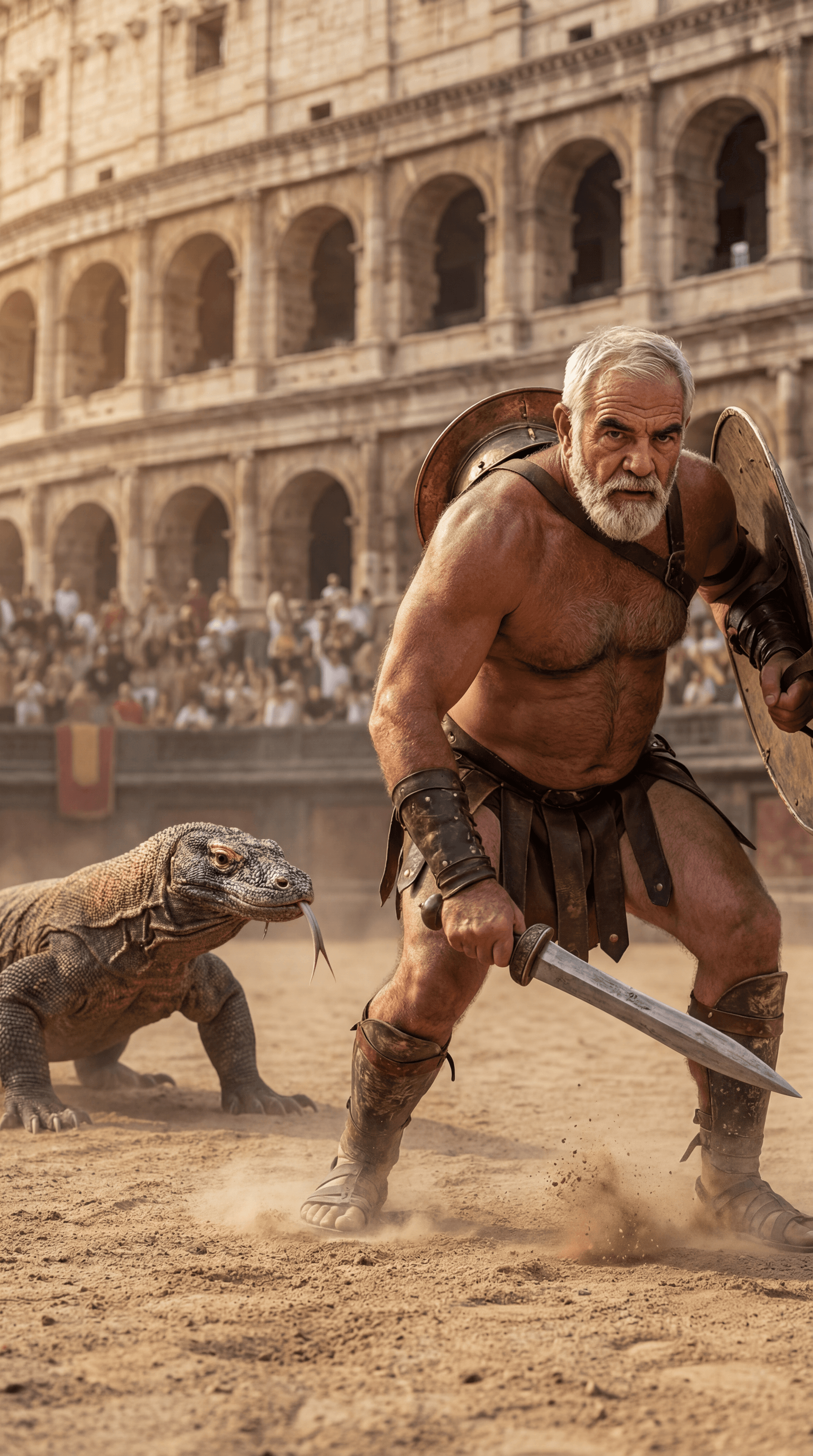 AI generated: ULTRA-REALISTIC CINEMATIC ACTION PHOTOGRAPH (vertical poster 9:16).
Looks like a real professional f...