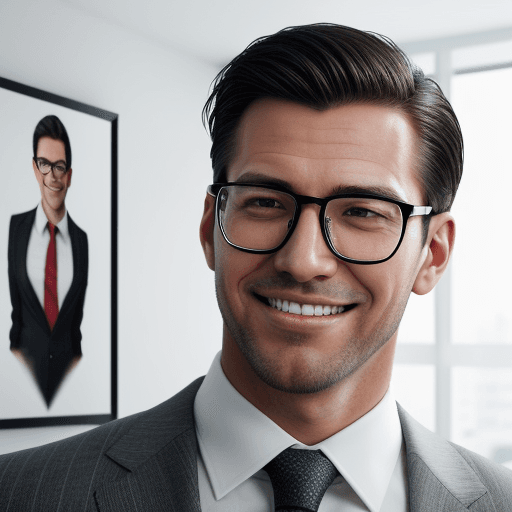 AI generated:  tall and strong , handsome face feature, slice smile, big eyes,with masculine face feature, friendl...
