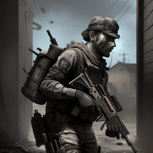 AI generated: carte Rust call of duty modern warfare