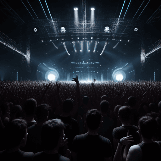 AI generated: Techno Scene