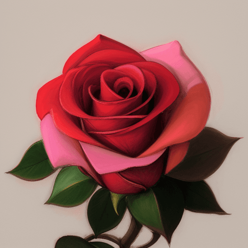 AI generated: capfire rose