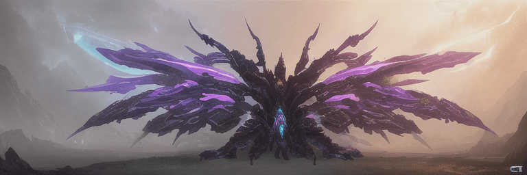 AI generated: cyber-wild award-winning splash art of unique intricate branchpunk Starcraft, scenery, digital paint...