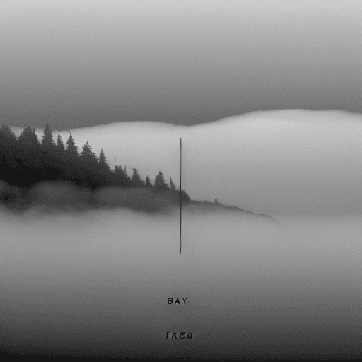 AI generated: High quality photo of a simple style in gray tones as a background for text "FOG"