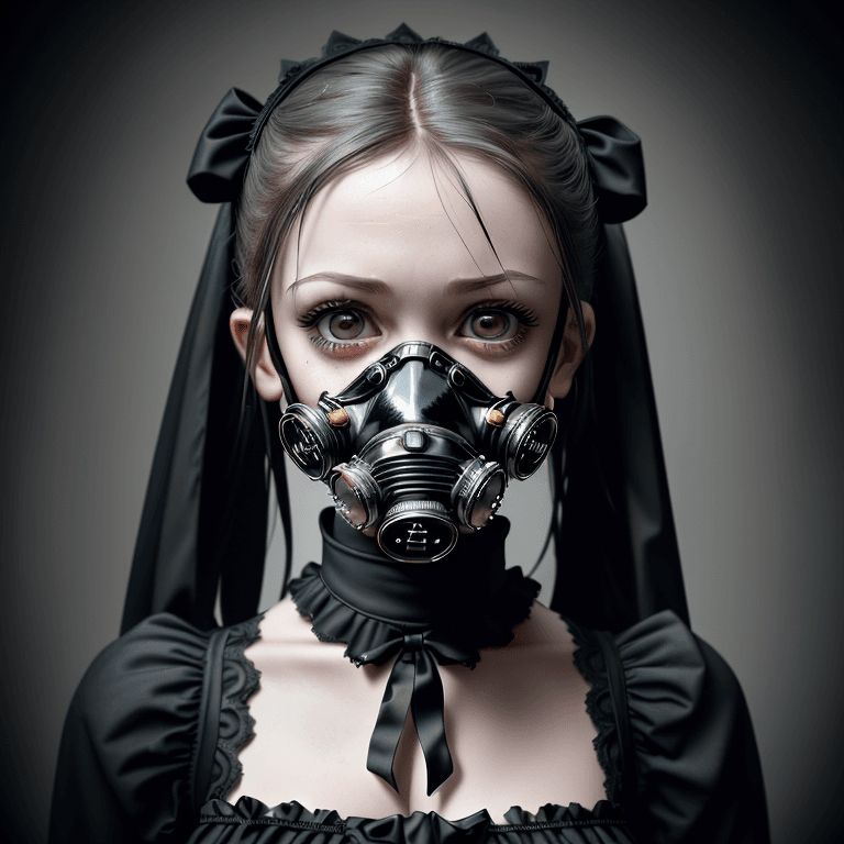 AI generated: (hyperrealism : 1. 4), (award winning: 1. 4) (masterpiece photo: 1. 4) BREAK 
photo of a gothic girl...