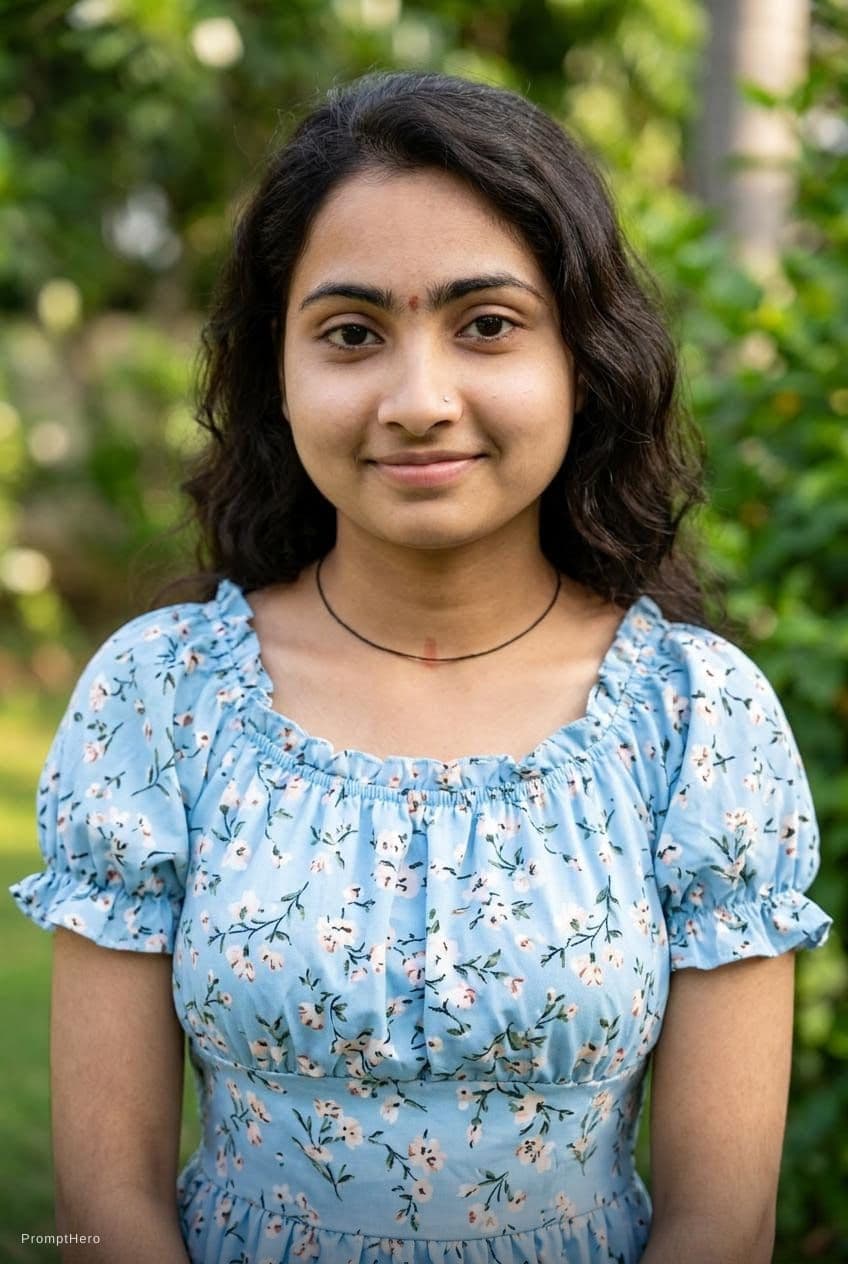 AI generated: girl in cute dress , same exact face , no difference