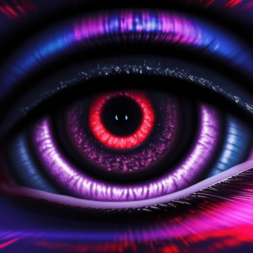 AI generated: Hyper realistic eye level exterior photo of a person dacing on a psytrance party, night, psychedlic,...
