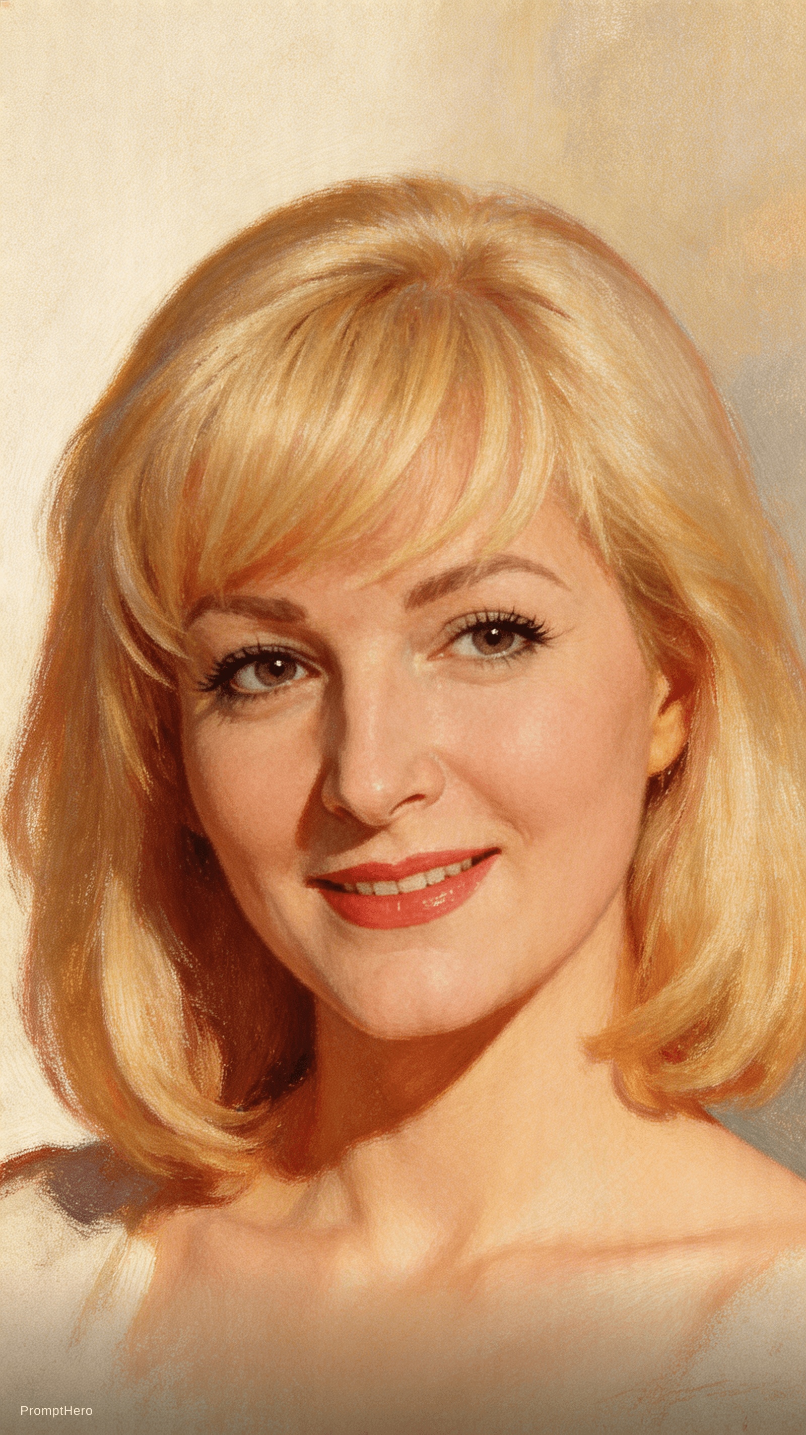 AI generated: Portrait, Vivid, Style by Harrison Fisher