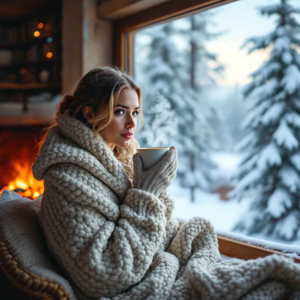 AI generated: Sip Serenity in a Cozy Library
Sip Serenity by the Ocean
Sip Serenity in a Winter Cabin
"A serene wo...