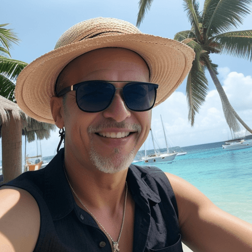 AI generated: high resolution photo taken with a phone, 100 mega pixels, high resolution, sunny day in the Caribbe...