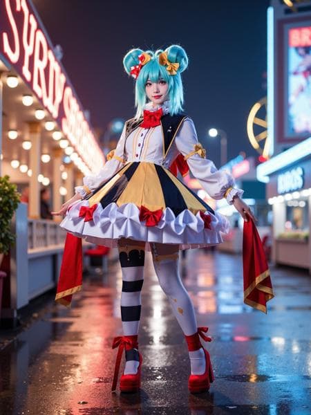 [Flux.1 D][Realistic] Hatsune Miku cosplay costume collection | 初音未来 cosplay 服饰合集