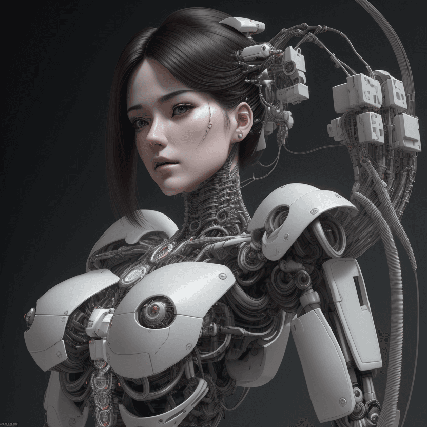AI generated: retrato de frente, 20 yo, Character Sheet, cabello corto y ondulado, complex 3d render ultra detaile...