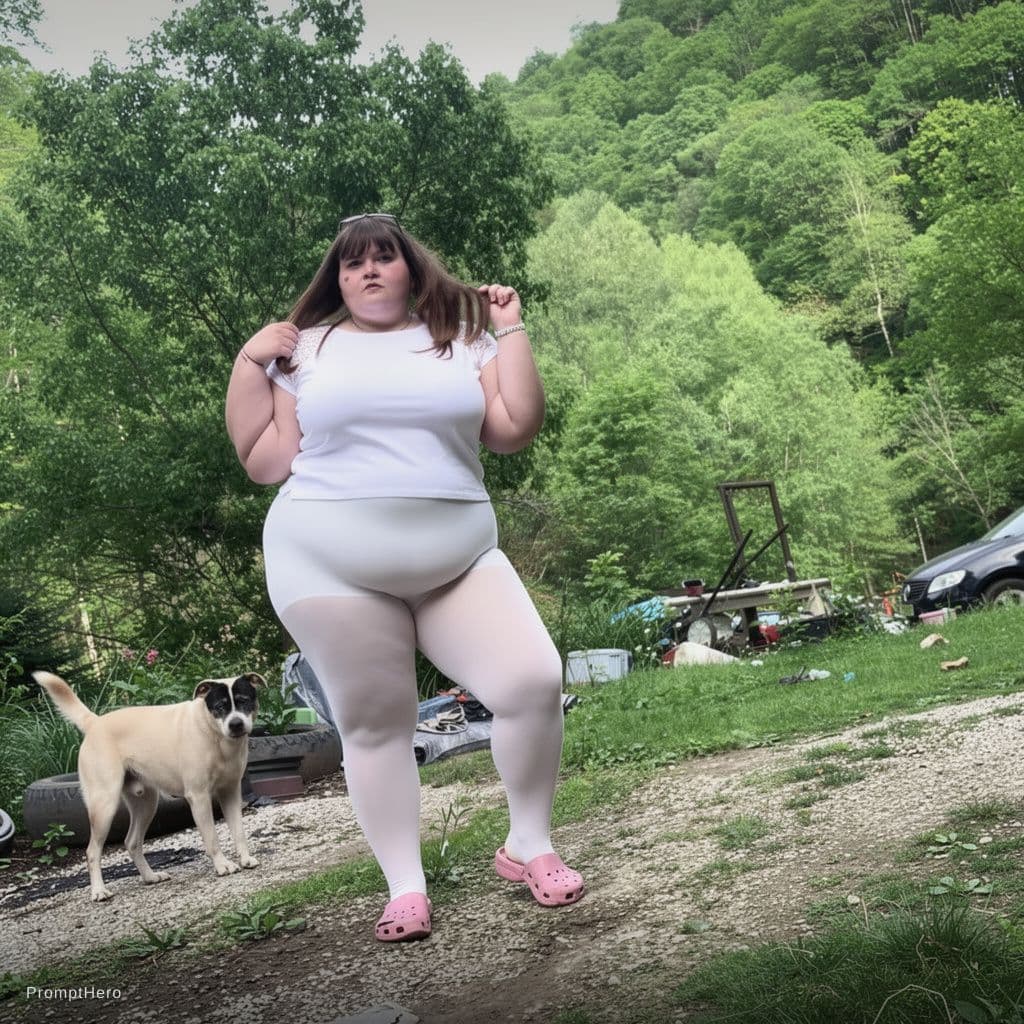 AI generated: je suis en lingerie sexy blanche avec des bas blanc sexy