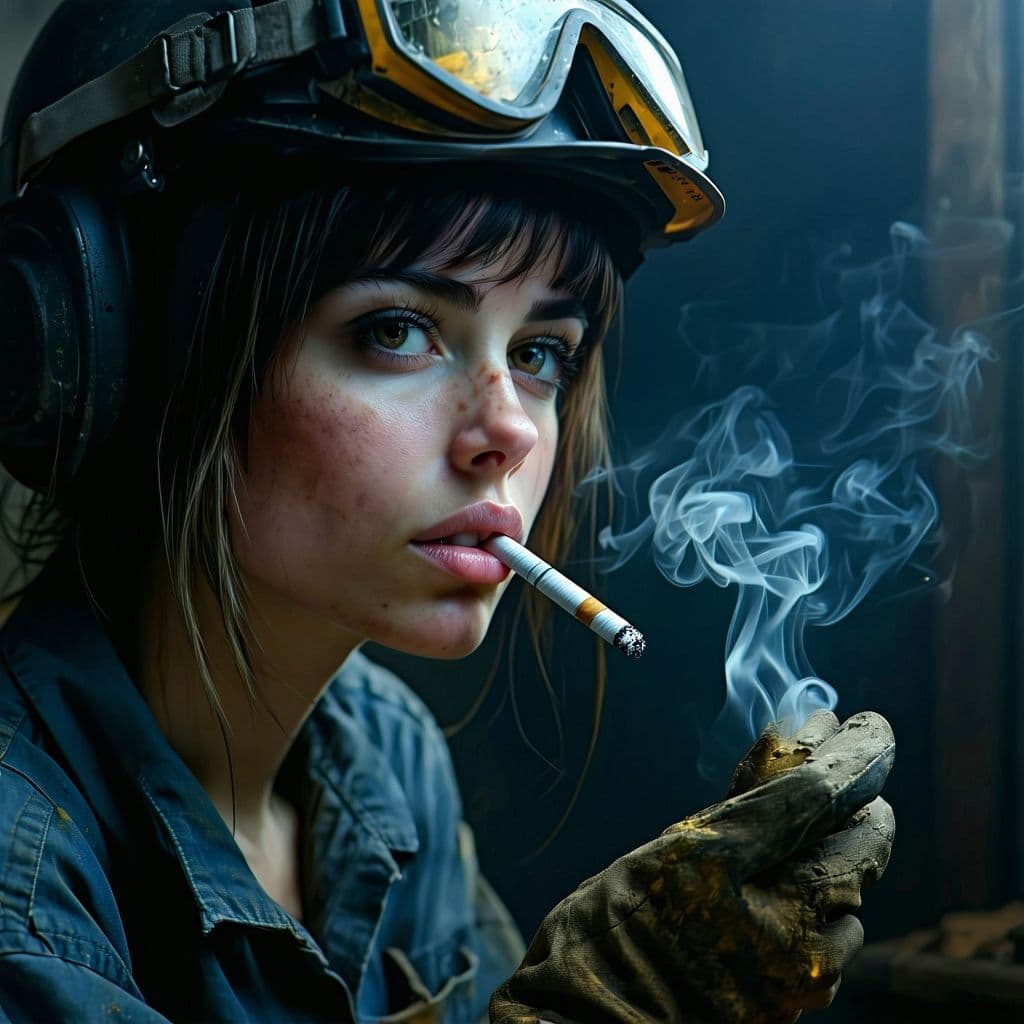 AI generated: girl, photo of the most beautiful artwork in the world for a woman featuring soft lustrous,she is Sm...