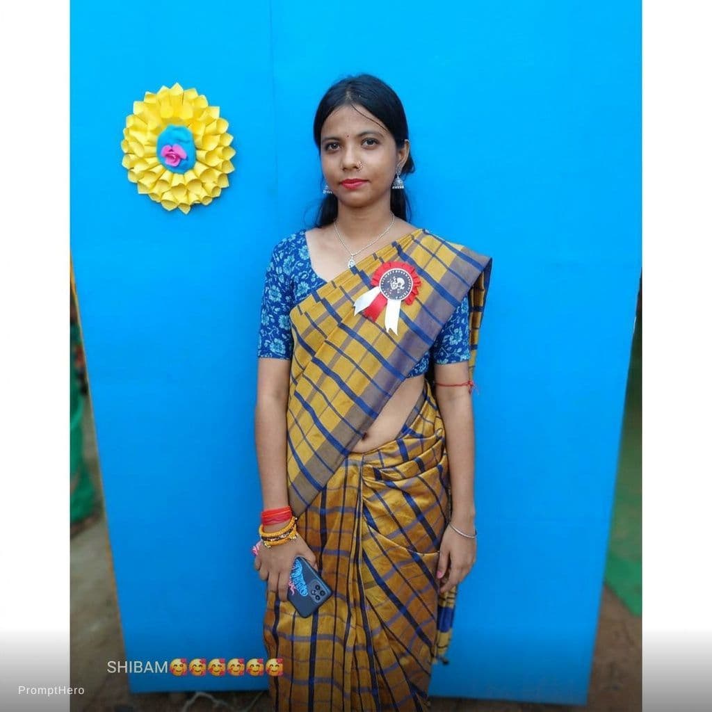 AI generated: Showing navel