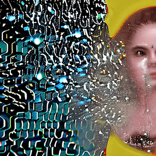 AI generated: A beautiful lady dancing in heavy rain, face and body are wet, messy bun hair  32k UHD, highly detai...