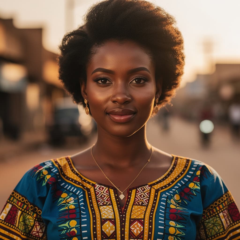 AI generated: An African woman prompt 