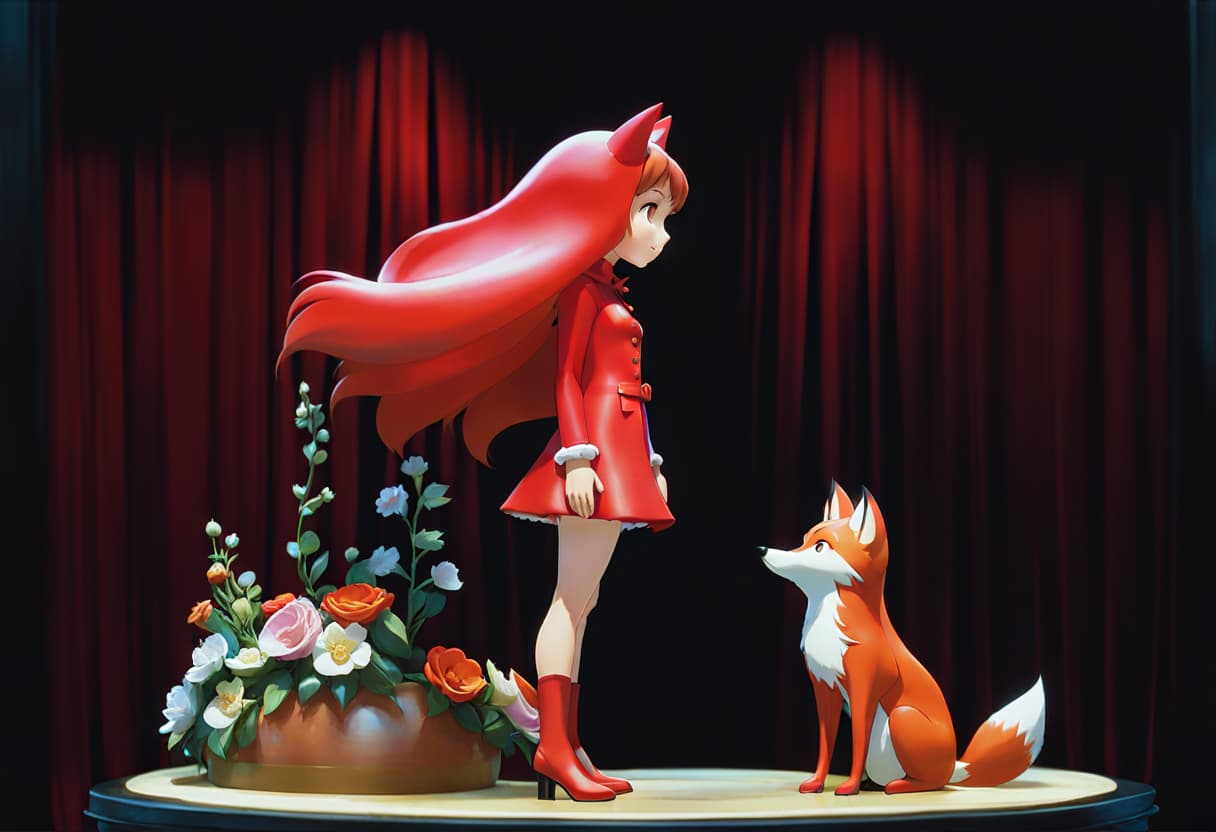 AI generated: Dvd screengrab from studio ghibli movie, epoxy resin diorama, Miyazaki, Pixar, mobile game character...