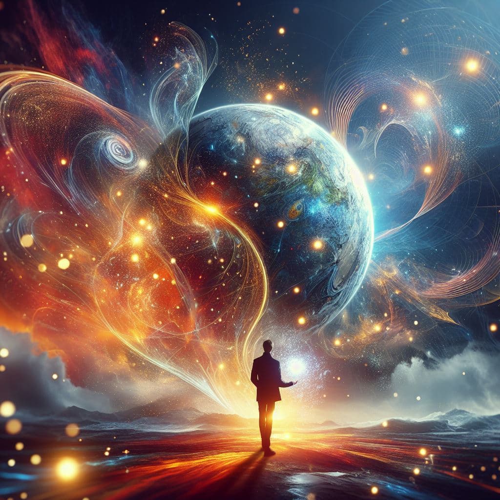 AI generated: wenn magic comes in your life,fantasy,modern world,photorealism, very wonderful, shiny,dynamic light...