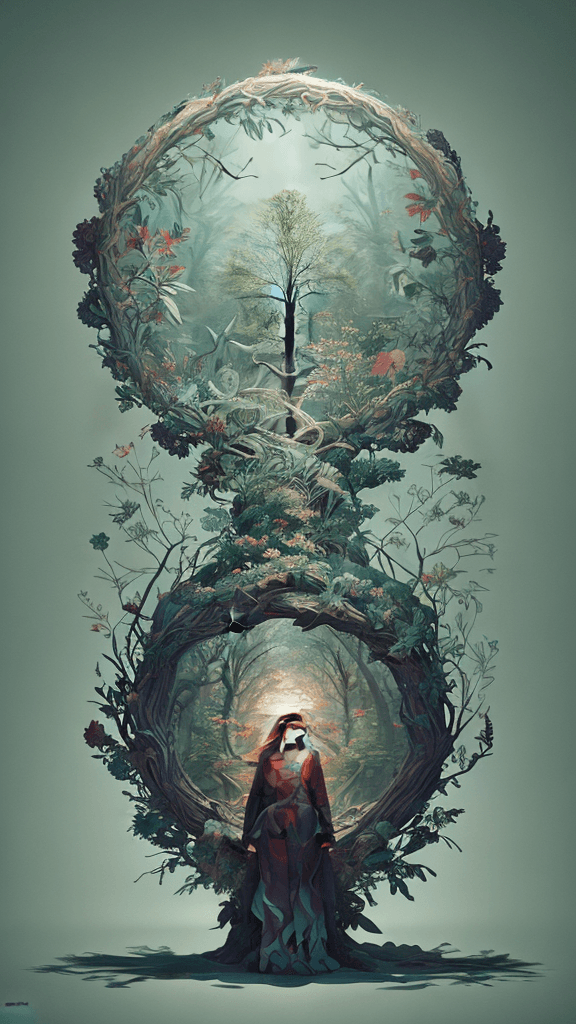 AI generated: Album cover or standalone art piece
Complex nature and shadow work
Masterful control of light diffus...
