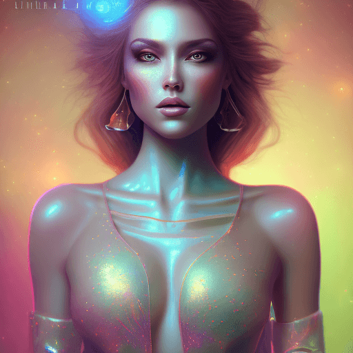AI generated: stunning fiminine body, commercial image, lucinda lafleur | holographic photography shoots, in the s...