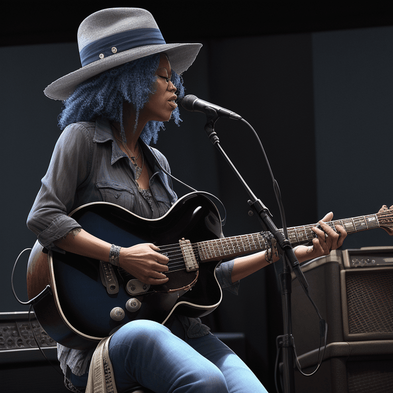 AI generated: Blues music