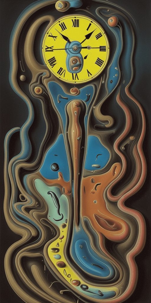 AI generated: (surreal,abstract:1.1,weird) Salvador Dali painting, (soft shadows), futuristic neon, (dream-like:1....