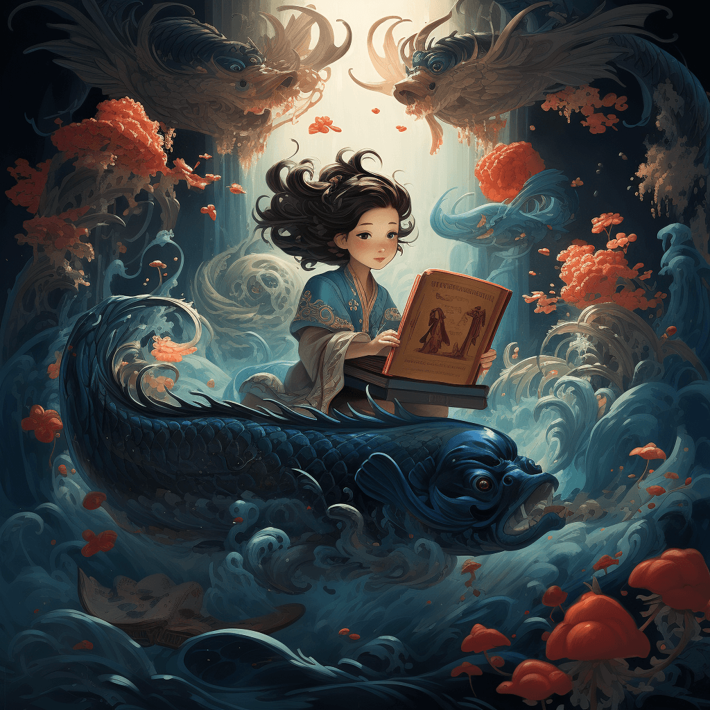 AI generated: artwork cover for Daomu Biji Book