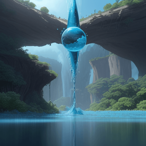 AI generated: Imagine a world where water is the most precious resource, and Pixar's signature animation style is ...