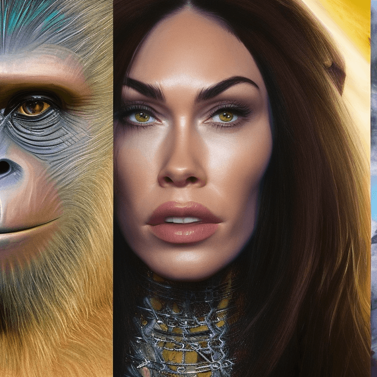 AI generated: AI predicted elevation centuries' years past the death of human kind in the timeline of realistic fu...