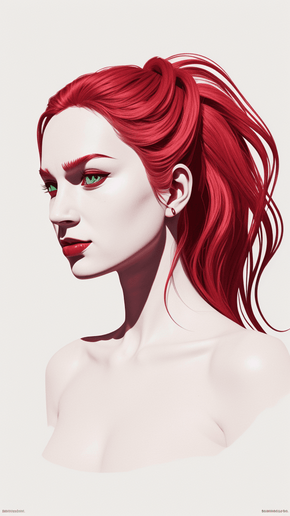 AI generated: (best quality, ultra-detailed, realistic:1. 2) demonic, clean lines, minimalist artwork, vibrant col...