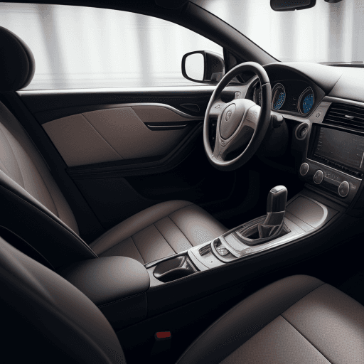 AI generated: a car interior, high resolution, photorealistic
