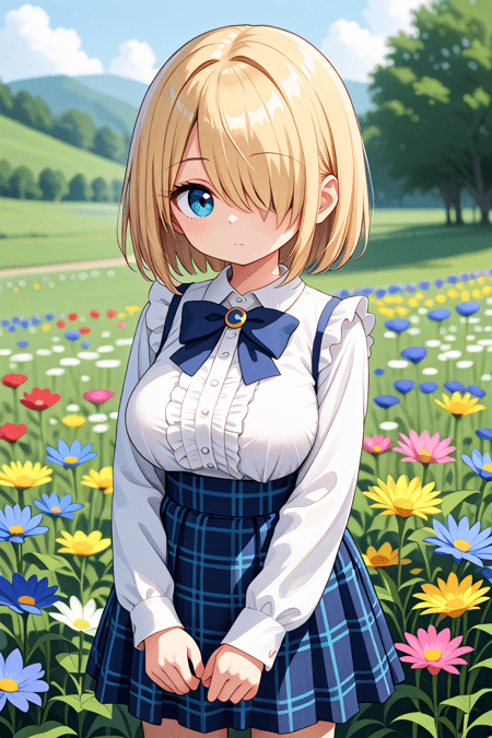 [SDXL]  "Hair over eyes" helper / 目隠れ補助