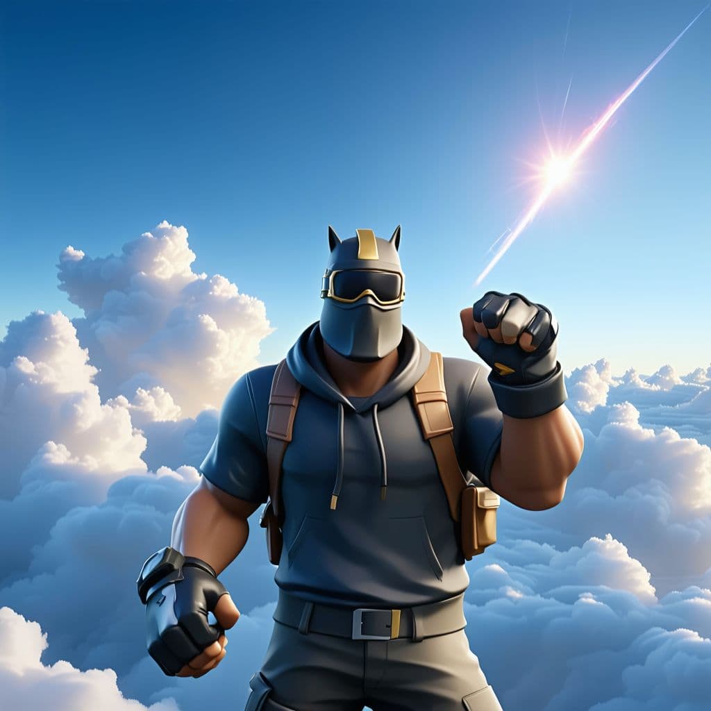 AI generated: roadmen in heaven, fortnite