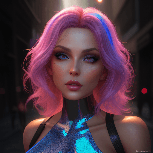 AI generated: stunning fiminine body, commercial image, lucinda lafleur | holographic photography shoots, in the s...